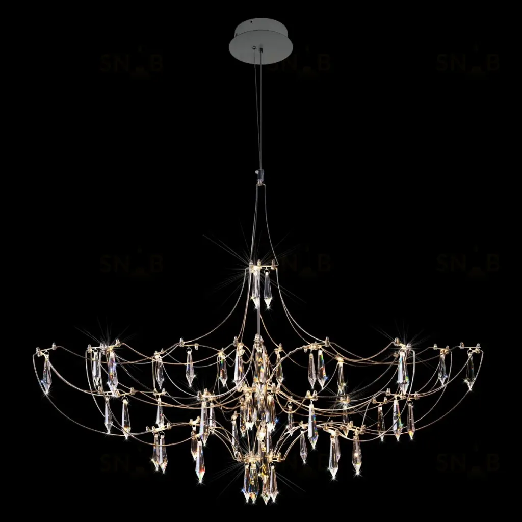 Подвесная люстра Loft IT Mira 10589/900 Silver Asfour 10589/900 Silver Asfour