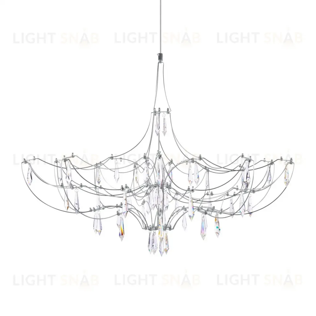 Подвесная люстра Loft IT Mira 10589/900 Silver Asfour 10589/900 Silver Asfour