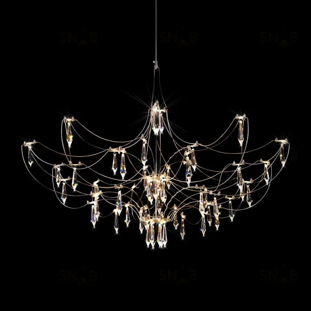 Подвесная люстра Loft IT Mira 10589/900 Silver Asfour 10589/900 Silver Asfour