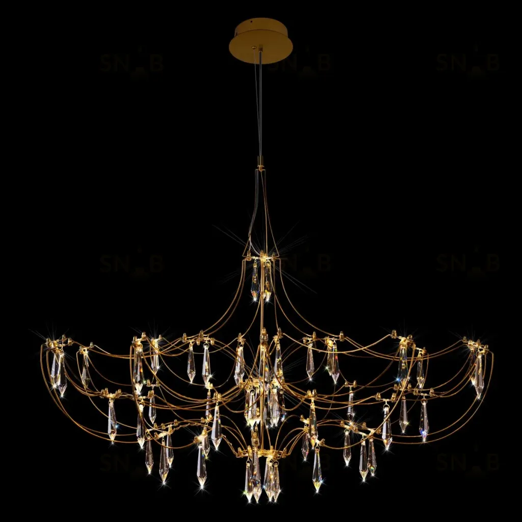 Подвесная люстра Loft IT Mira 10589/900 Gold Asfour 10589/900 Gold Asfour