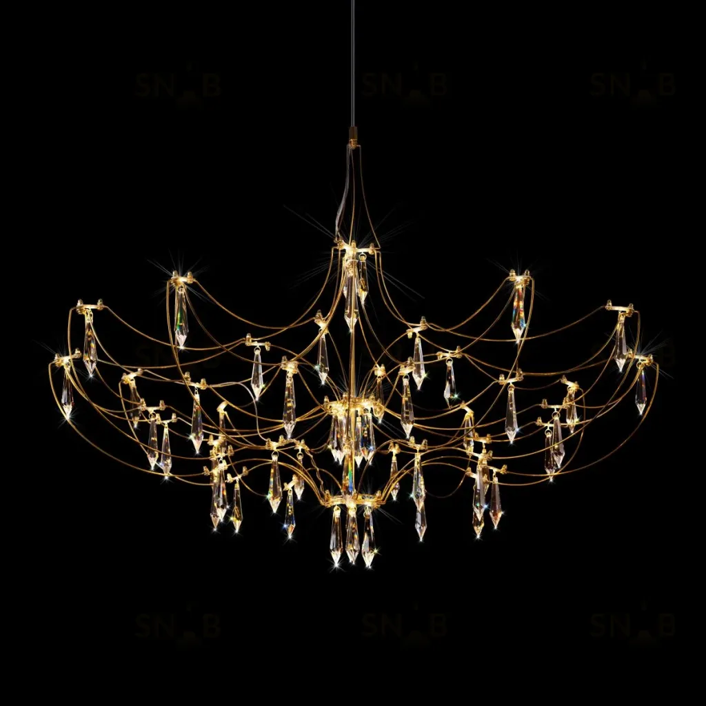 Подвесная люстра Loft IT Mira 10589/900 Gold Asfour 10589/900 Gold Asfour