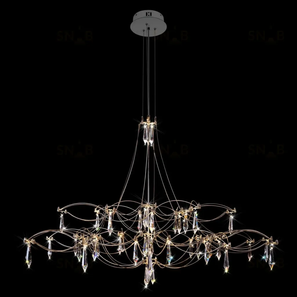Подвесная люстра Loft IT Mira 10590/1000 Silver Asfour 10590/1000 Silver Asfour
