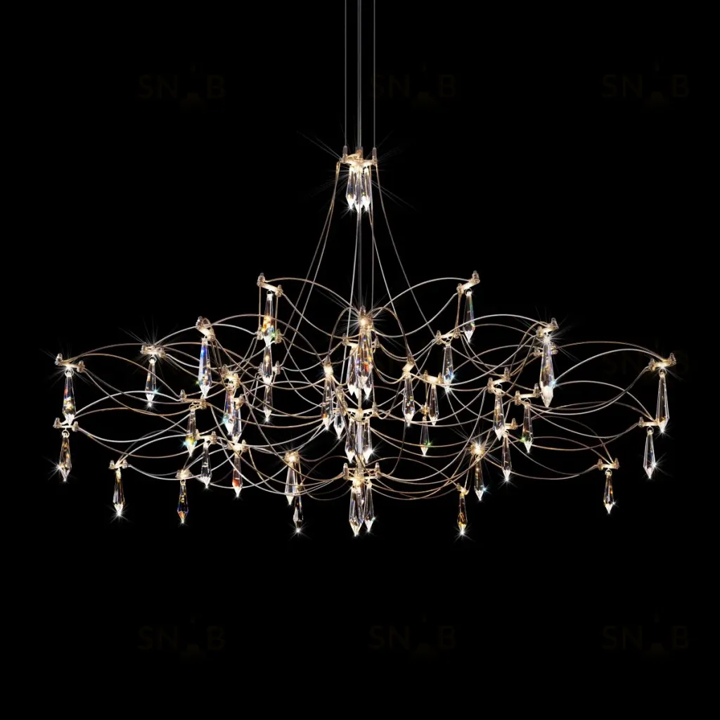 Подвесная люстра Loft IT Mira 10590/1000 Silver Asfour 10590/1000 Silver Asfour