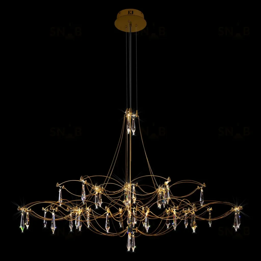 Подвесная люстра Loft IT Mira 10590/1000 Gold Asfour 10590/1000 Gold Asfour