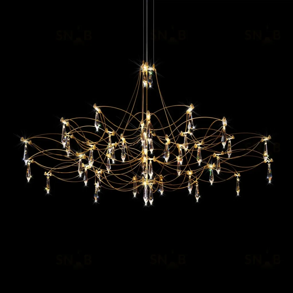 Подвесная люстра Loft IT Mira 10590/1000 Gold Asfour 10590/1000 Gold Asfour