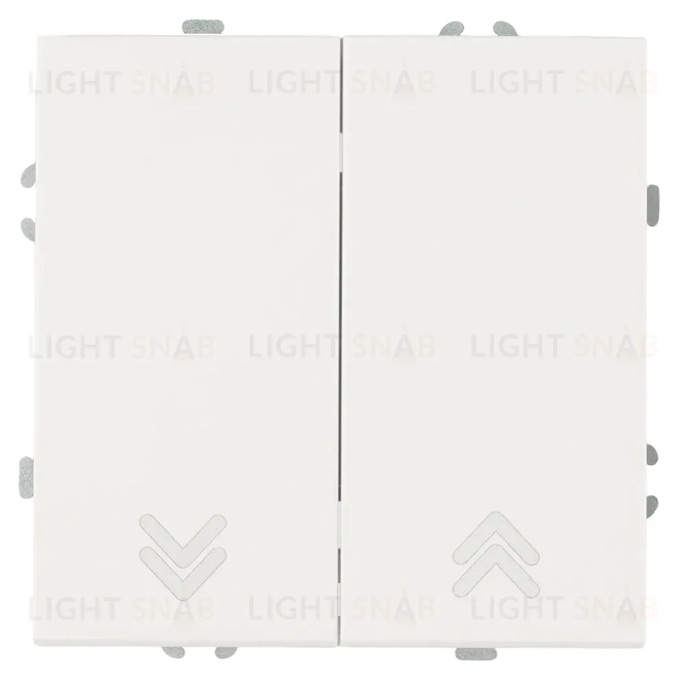 Выключатель двухклавишный Stekker Эмили RSW10-5116-01 белый фарфор soft touch 50822 50822