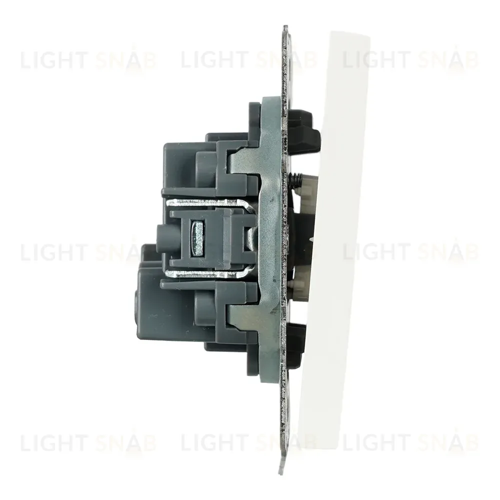 Выключатель двухклавишный Stekker Эмили RSW10-5116-01 белый фарфор soft touch 50822 50822