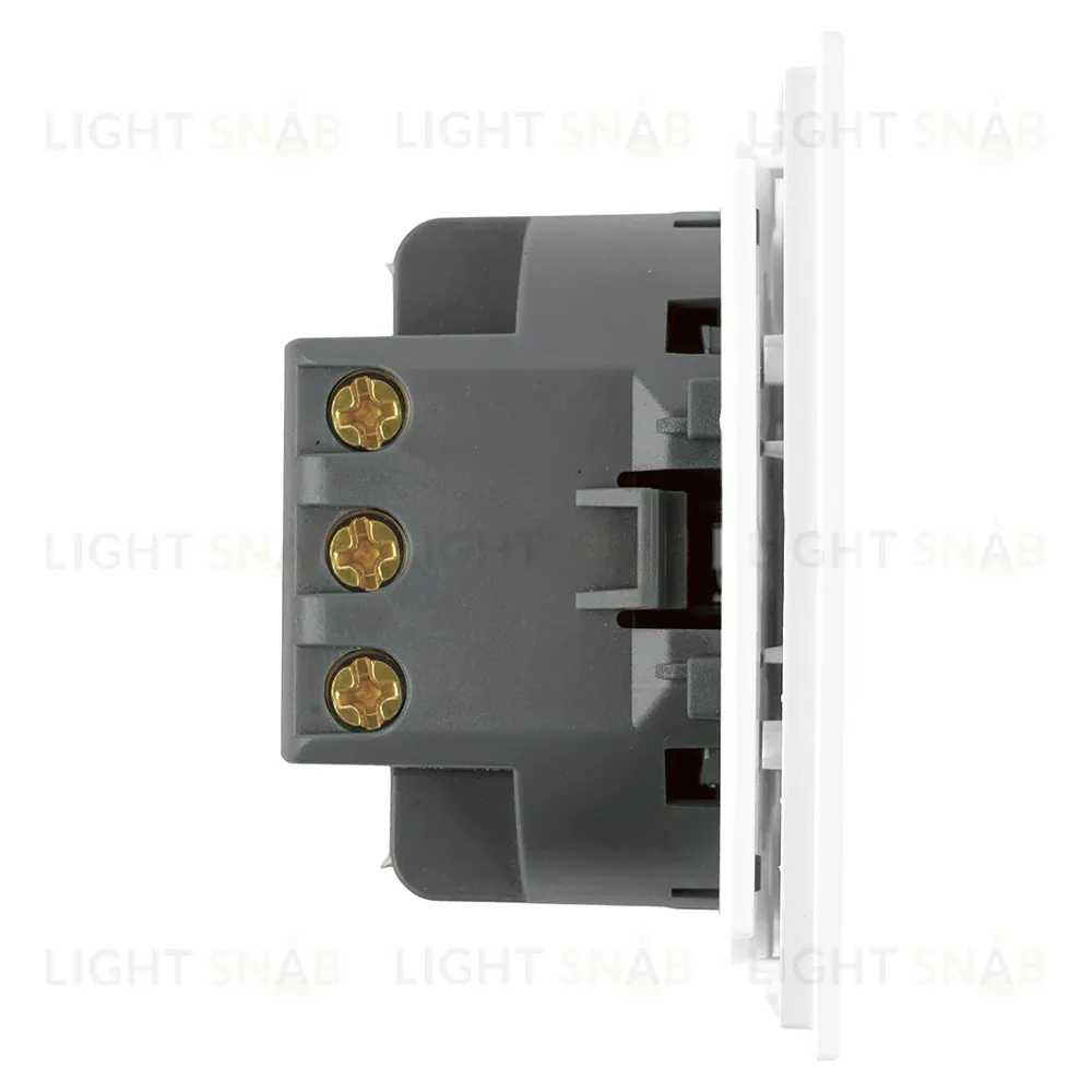 Выключатель двухклавишный Stekker Мия RSW10-3111-01 белая магнолия 50788 50788