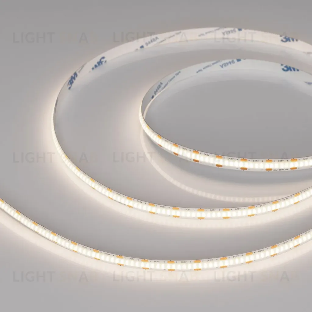 Светодиодная лента Arlight COB-X360-8mm 5V Day4000 (5 W/m, IP20, 5m) 039737(1) 039737(1)