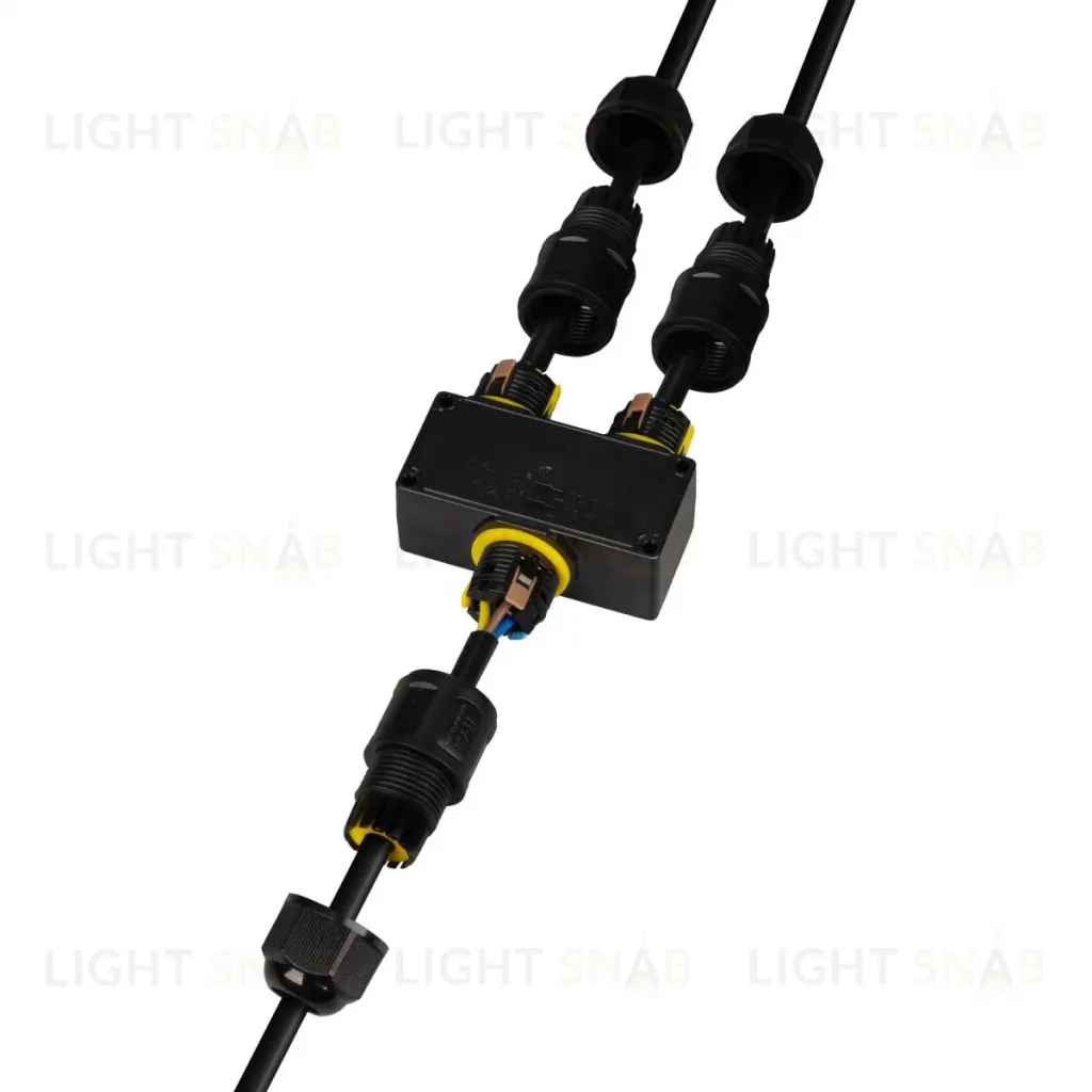Коннектор Arlight NEO-GERM-3pin-Y-WTW (4-8mm) (IP68) 053435 053435