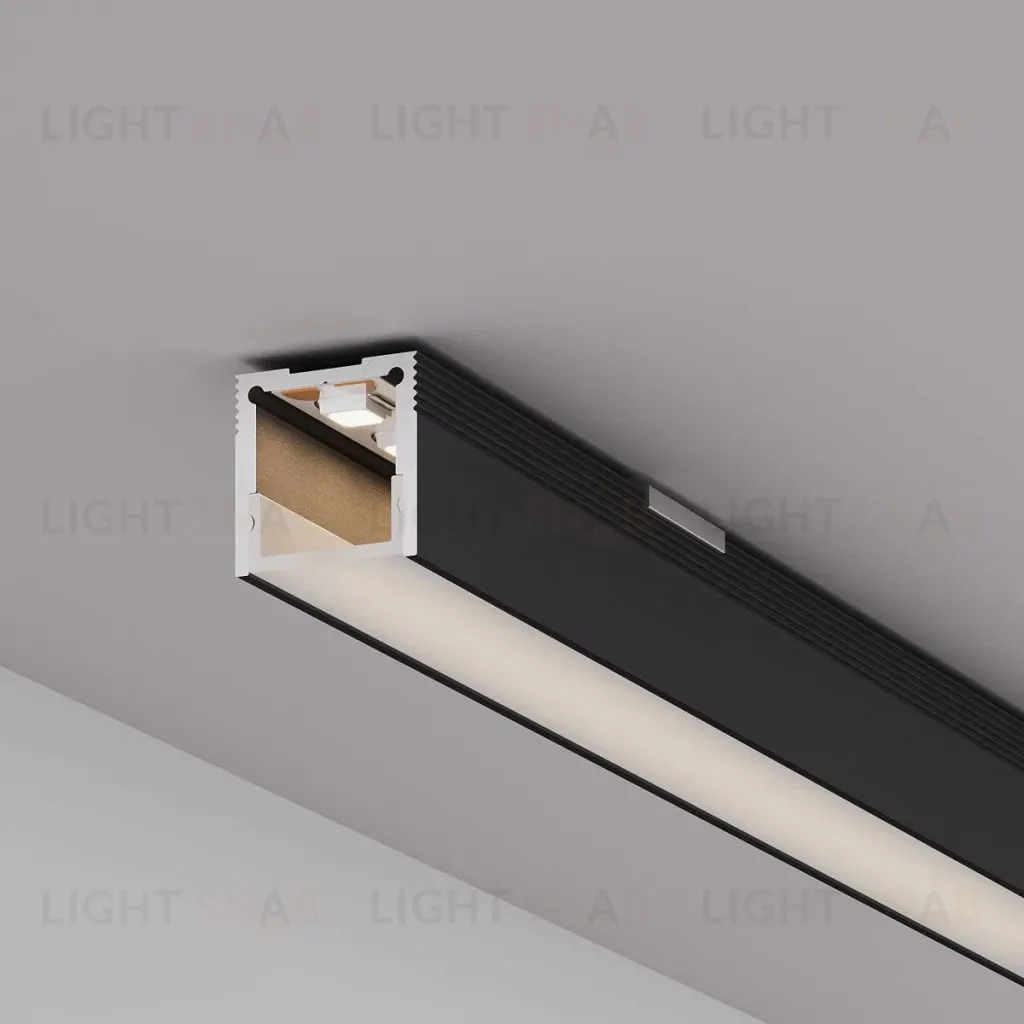 Профиль Arlight SL-SLIM20-H20-2000 BLACK (BY) (Алюминий) 061371 061371