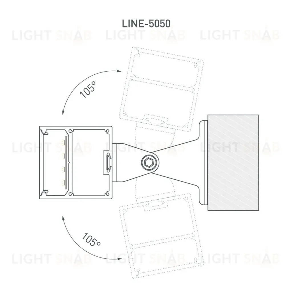 Профиль Arlight SL-LINE-5050-2000 BLACK (BY) (Алюминий) 059808 059808