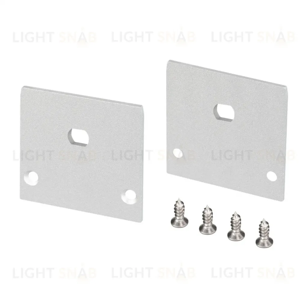 Заглушка Arlight LINE-3535-TRAY с отверстием (Алюминий) 062745 062745