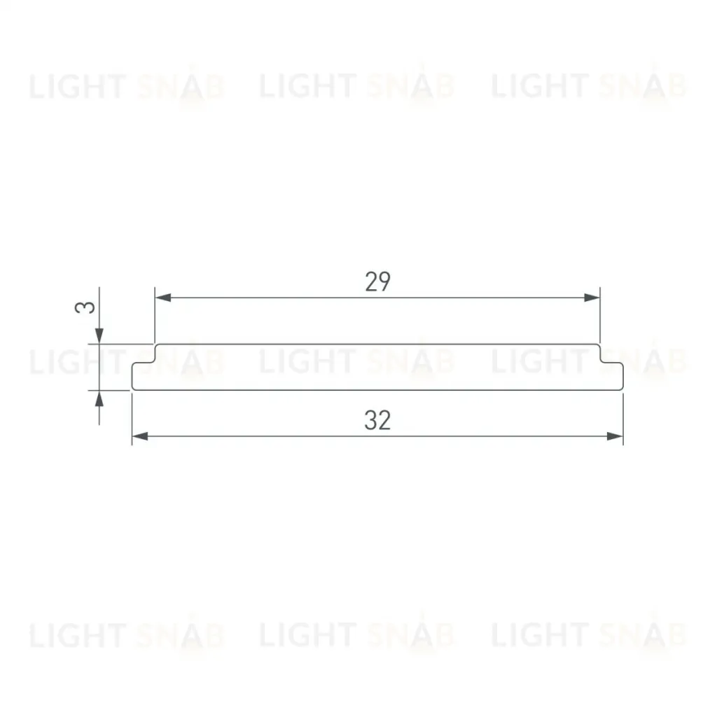 Экран Arlight LINE-3560-BENT-SIDE-2M OPAL 062982 062982