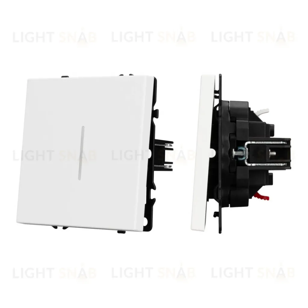 Выключатель 1 кл подсветка софт-тач белый кварц Arlight SWT-MK01-SFPL-L-WH (250V, 10A) 054232(1) 054232(1)