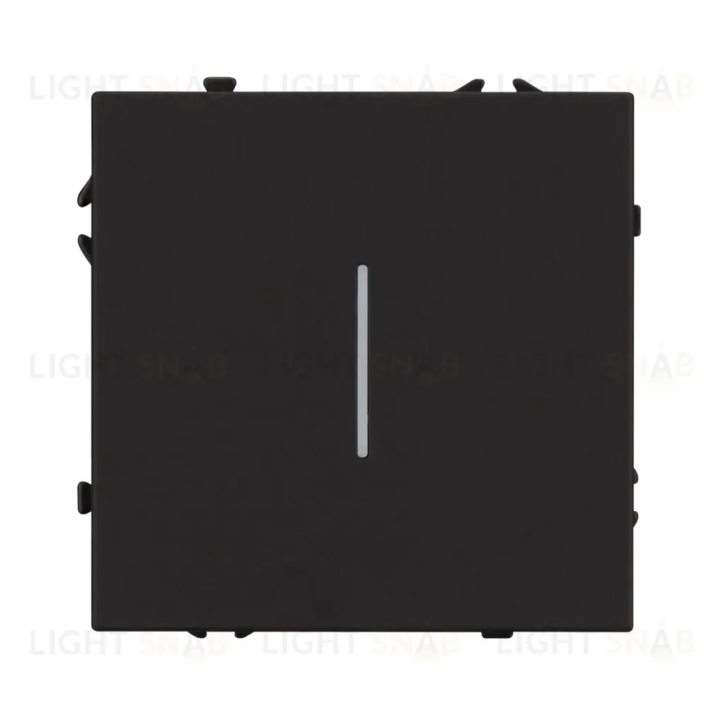 Выключатель 1 кл подсветка софт-тач черный оникс Arlight SWT-MK01-SFPL-L-BK (250V, 10A) 054258(1) 054258(1)