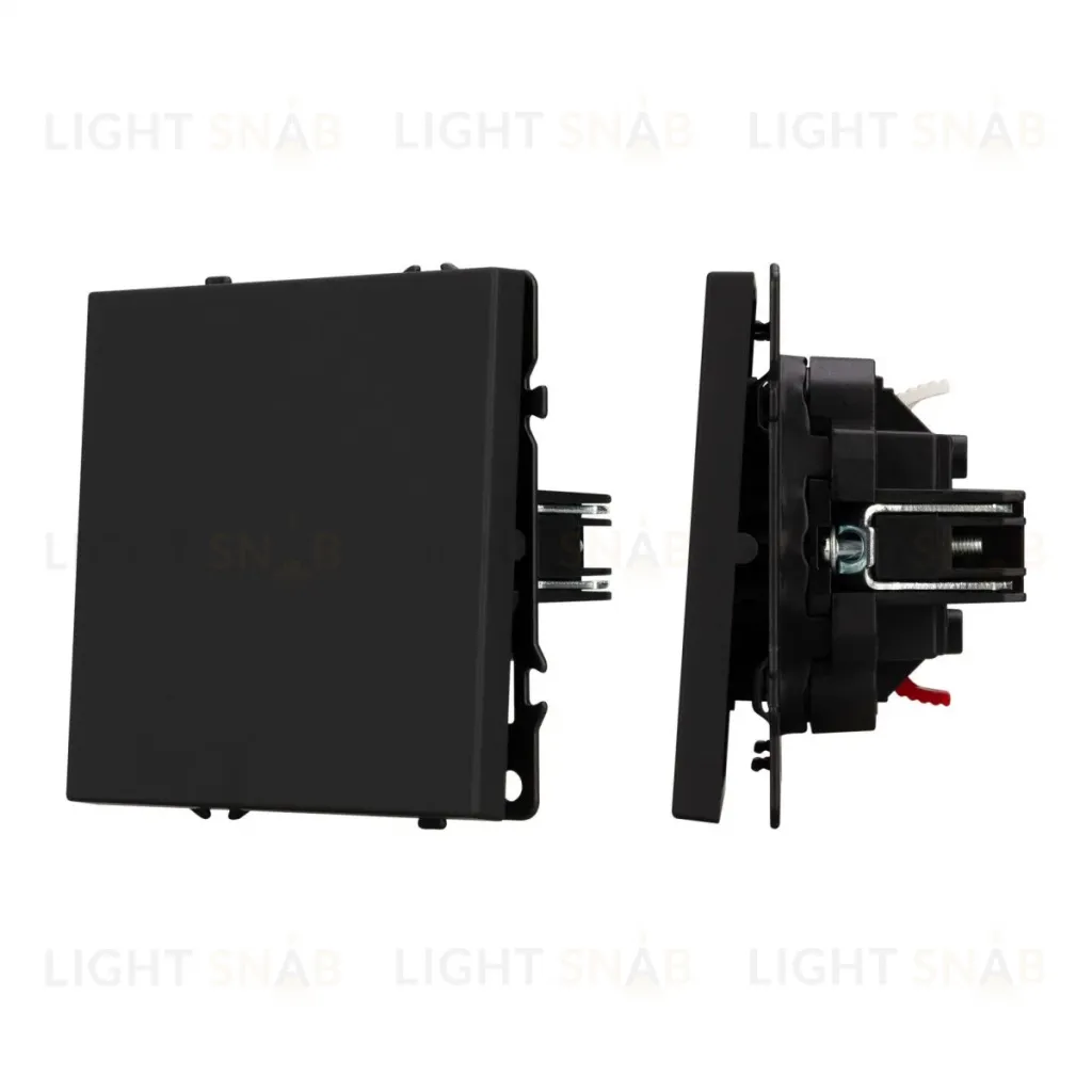 Выключатель 1 кл софт-тач черный оникс Arlight SWT-MK01-SFPL-BK (250V, 10A) 054243(1) 054243(1)