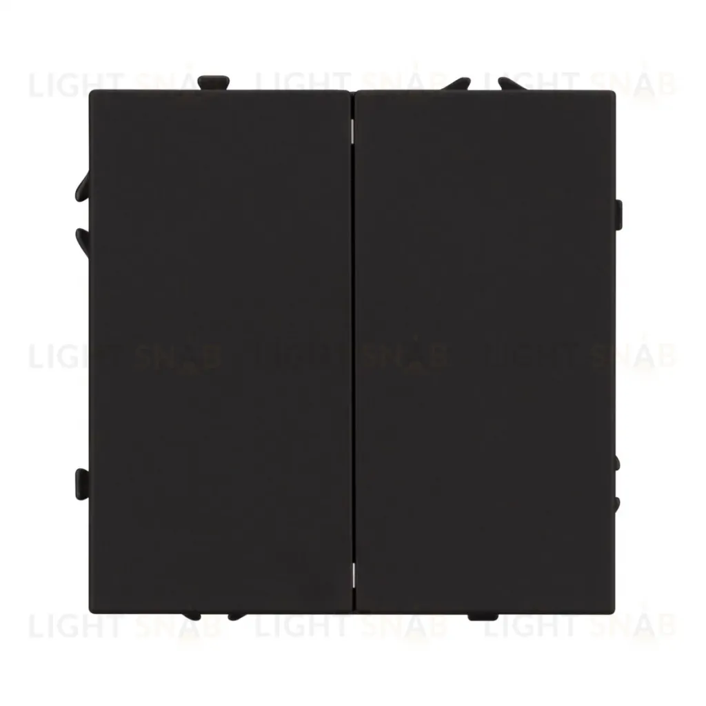 Выключатель 2 кл софт-тач черный оникс Arlight SWT-MK02-SFPL-BK (250V, 10A) 054252(1) 054252(1)