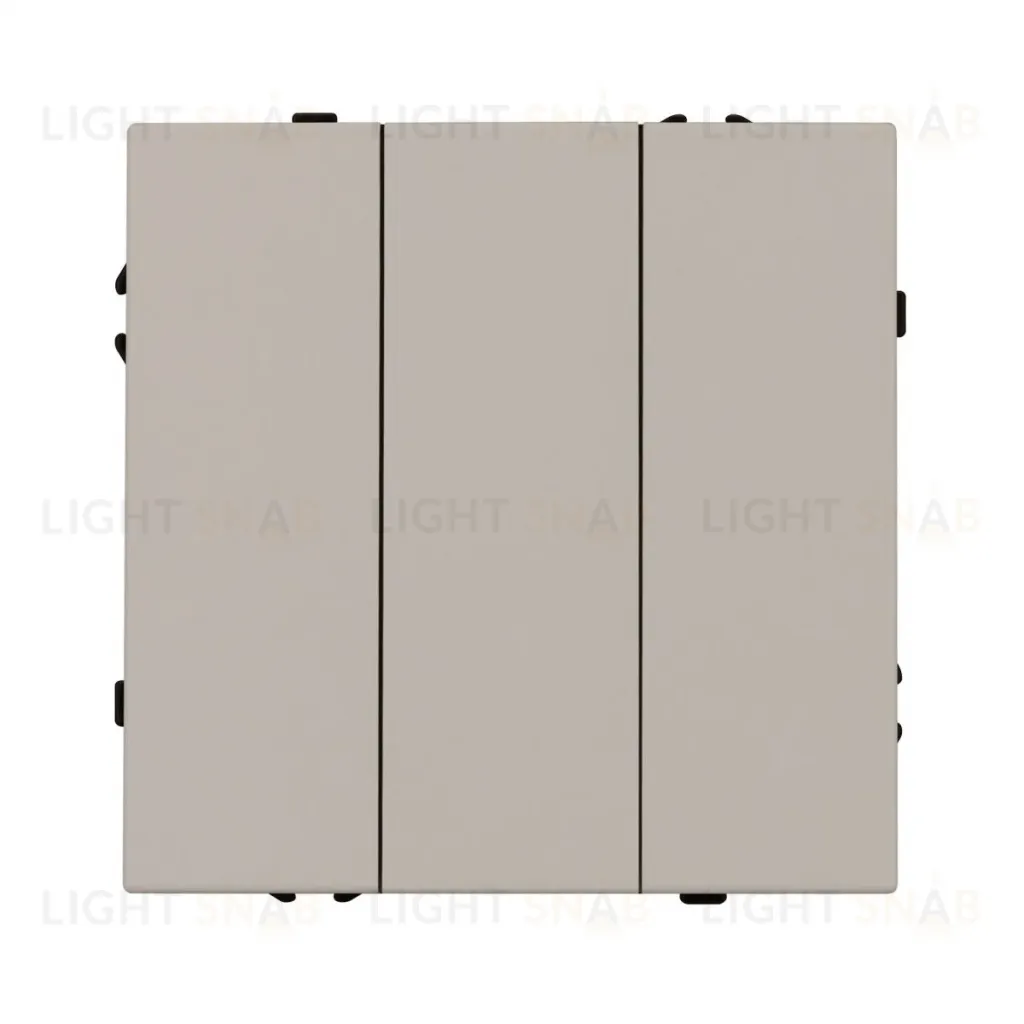 Выключатель 3 кл софт-тач кашемир Arlight SWT-MK03-SFPL-CA (250V, 10A) 061797(1) 061797(1)