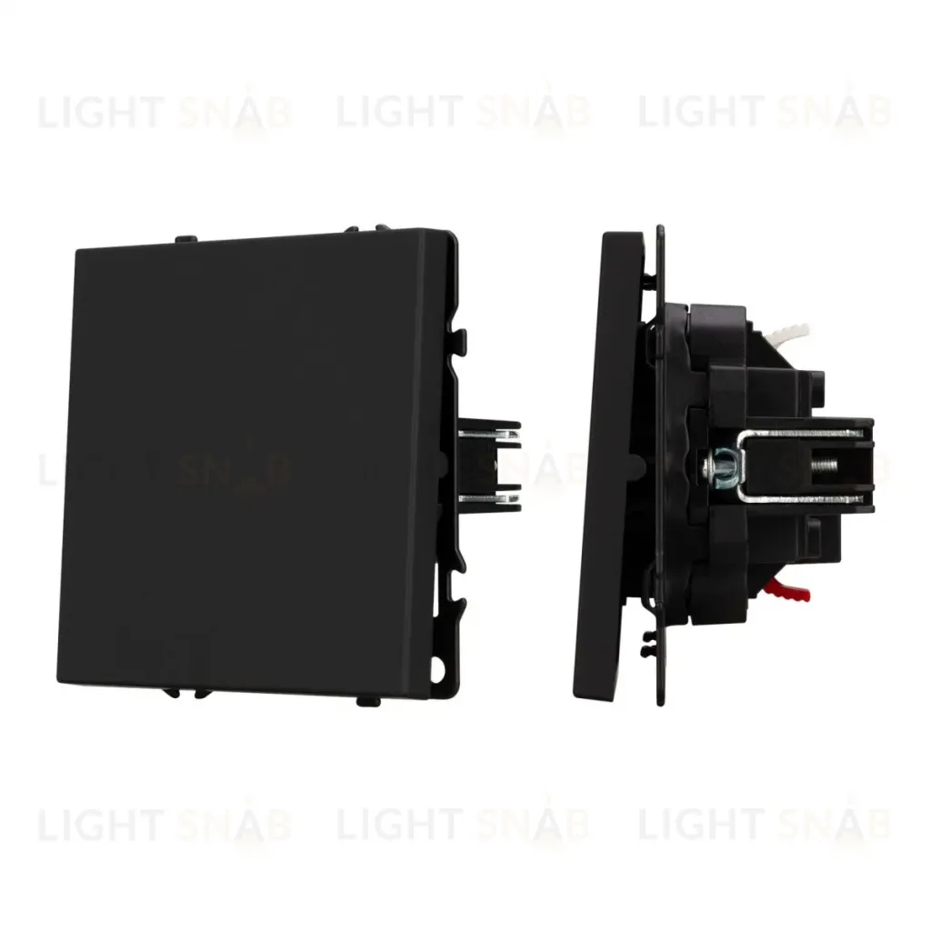 Выключатель проходной 1 кл софт-тач черный оникс Arlight SWT-MKP1-SFPL-BK (250V, 10A) 054246(1) 054246(1)