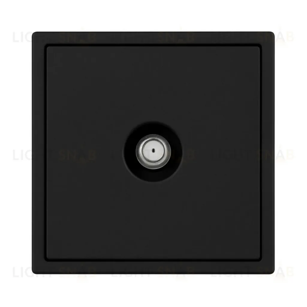 Розетка спутник софт-тач черный оникс Arlight SCT-MST1-SFPL-BK (SAT) 054297(1) 054297(1)