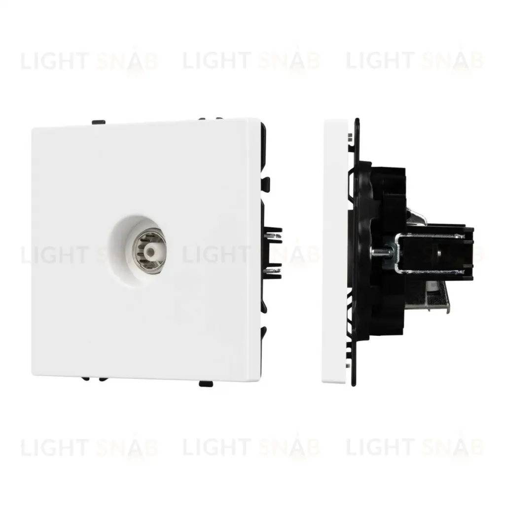 Розетка ТВ софт-тач белый кварц Arlight SCT-MTV1-SFPL-WH (TV) 054292(1) 054292(1)