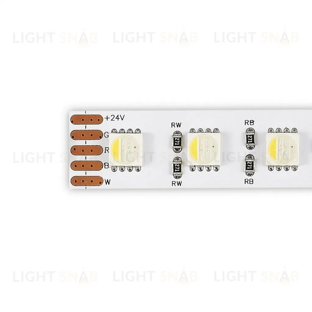 Светодиодная лента ST Luce 24В 18Вт/м 3000К 5м IP20 ST5005.318.20RGBW.1 ST5005.318.20RGBW.1