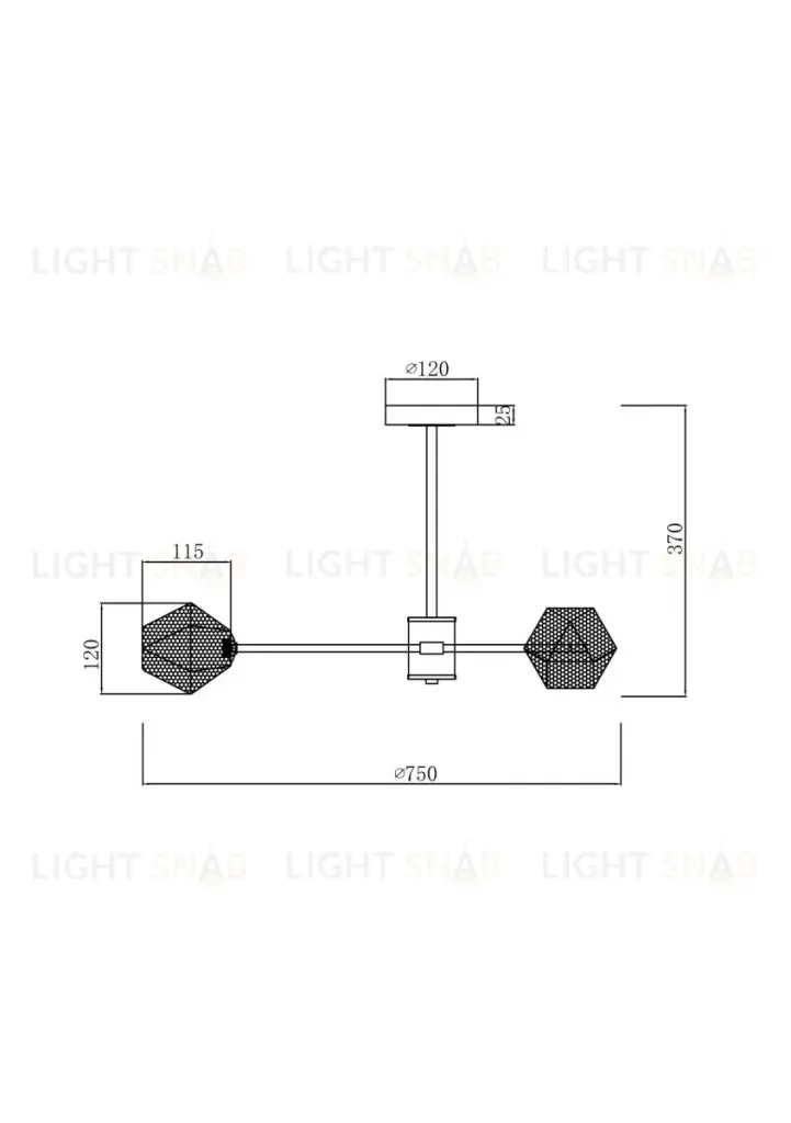 Люстра на штанге Freya Floristic FR5328CL-06B FR5328CL-06B