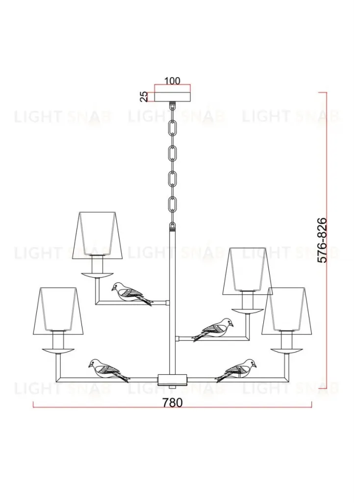 Подвесная люстра Freya Comfy FR5270PL-06W FR5270PL-06W