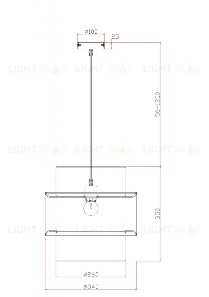 Подвесной светильник Freya Ribbon FR5333PL-01W FR5333PL-01W
