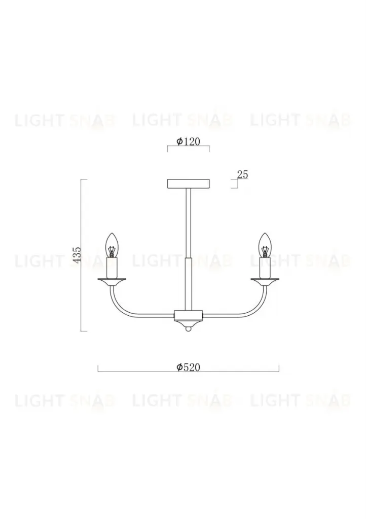 Люстра на штанге Freya New Series 010 FR4013CL-05GB FR4013CL-05GB