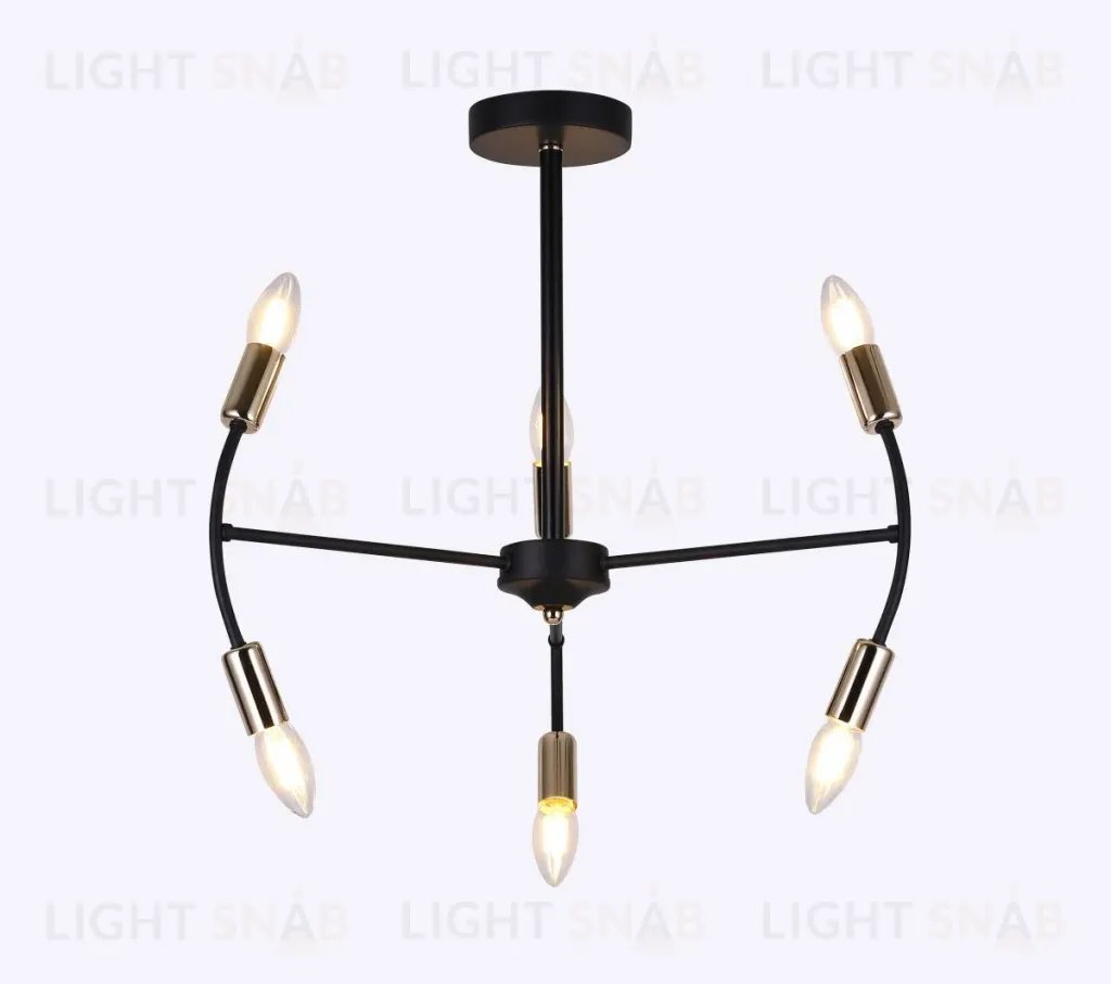 Люстра на штанге Freya Ingrid FR5087PL-06B FR5087PL-06B