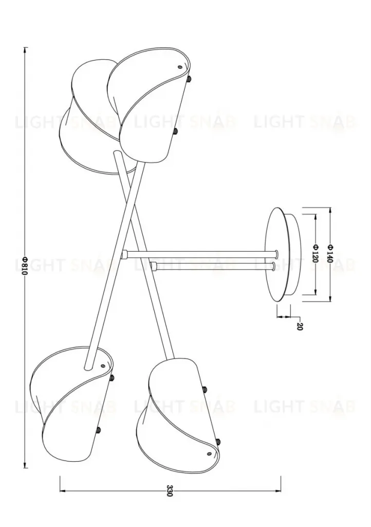 Потолочная люстра Freya Mallow FR5228PL-04W FR5228PL-04W