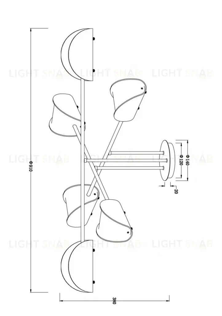 Потолочная люстра Freya Mallow FR5228PL-06W FR5228PL-06W