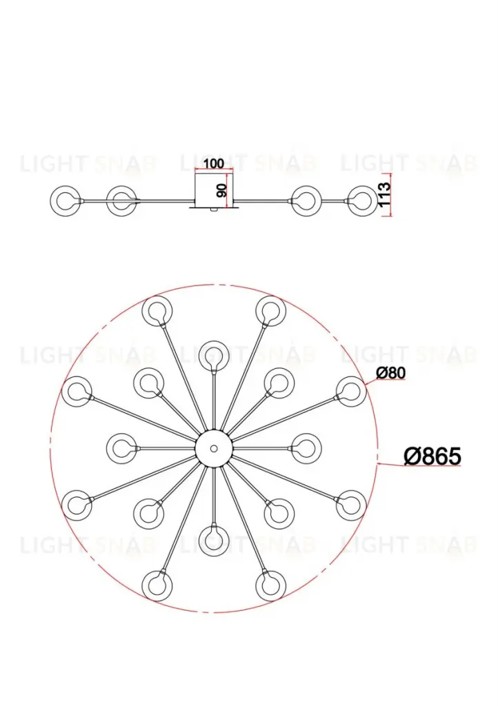 Потолочная люстра Freya Celebrity FR5242CL-16W FR5242CL-16W