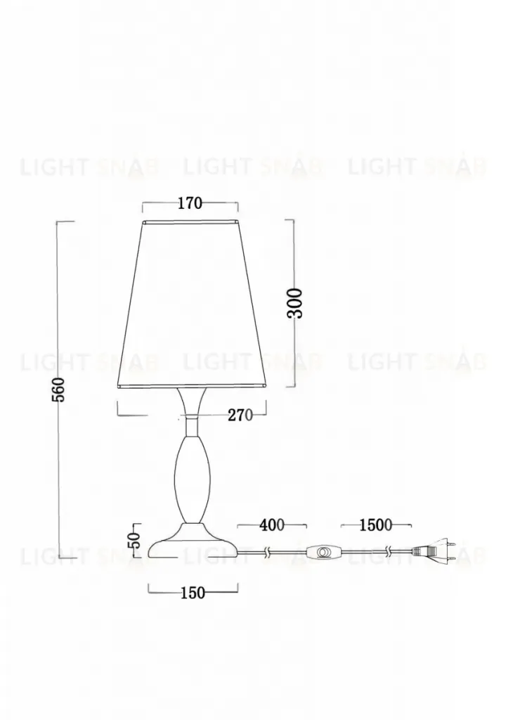 Настольная лампа Freya Sofi FR2022TL-01CH FR2022TL-01CH