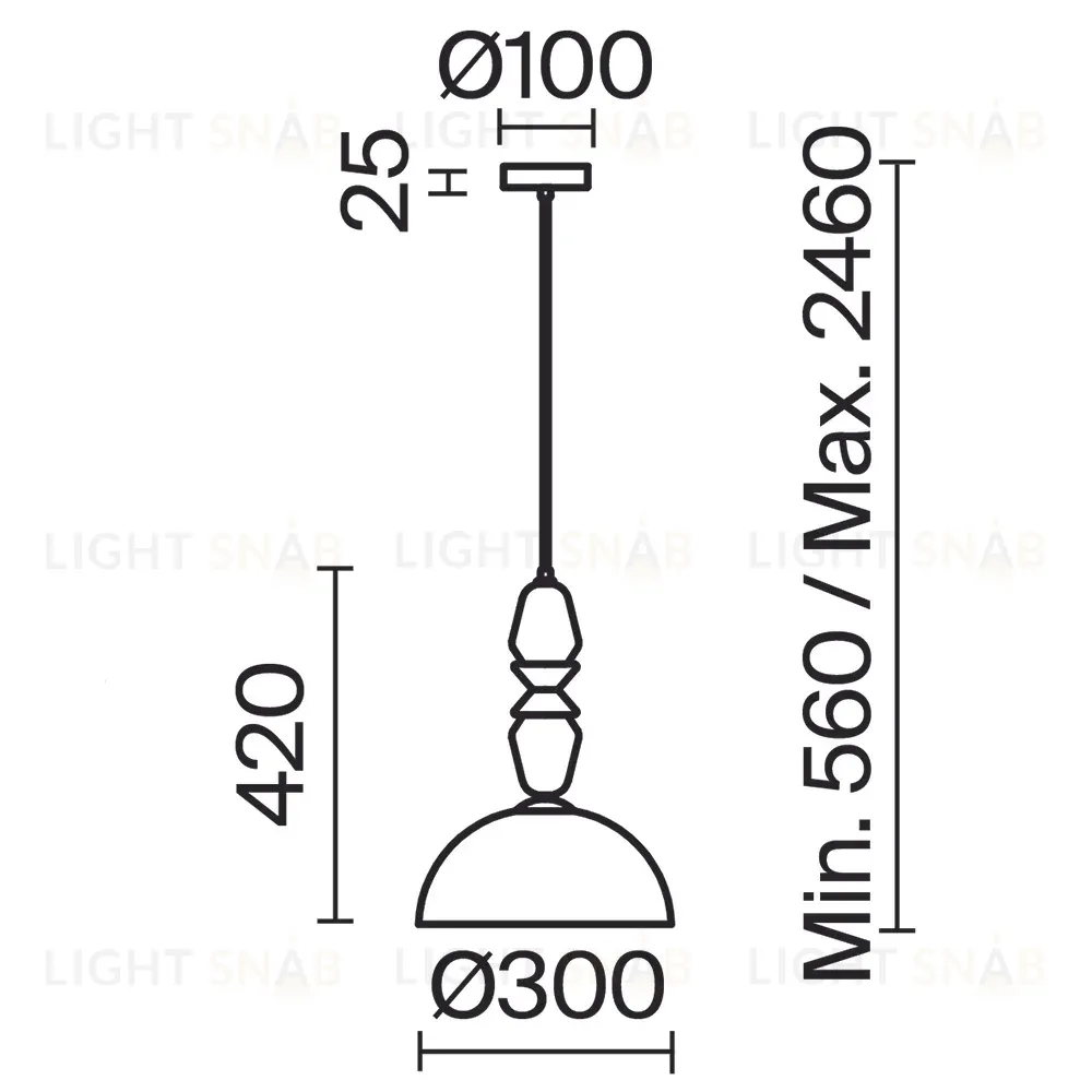 Подвесной светильник Freya Tela FR2061PL-01BS3 FR2061PL-01BS3