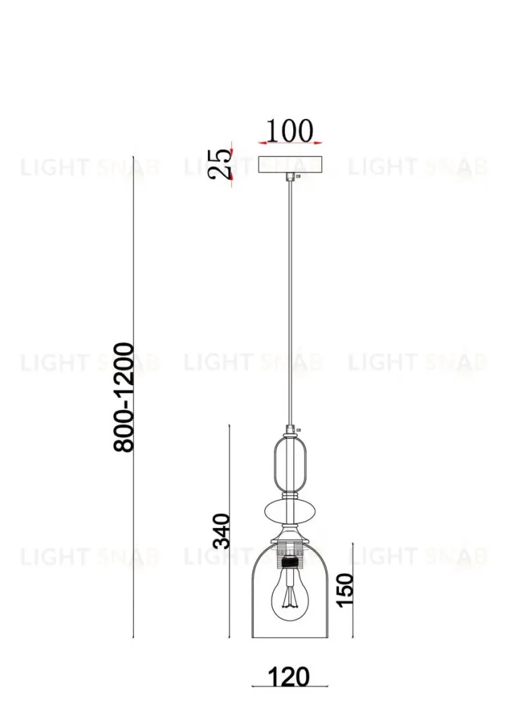 Подвесной светильник Freya Humble FR5234PL-01BS FR5234PL-01BS