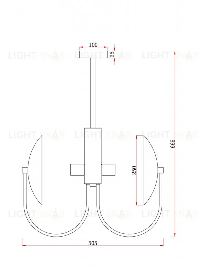 Потолочный светильник Freya Ellipse FR5320PL-04B FR5320PL-04B