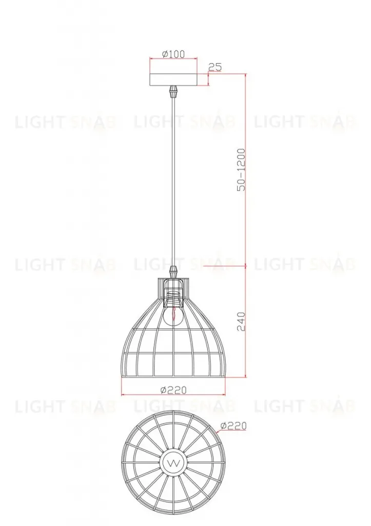 Подвесной светильник Freya Shape FR5335PL-01B FR5335PL-01B
