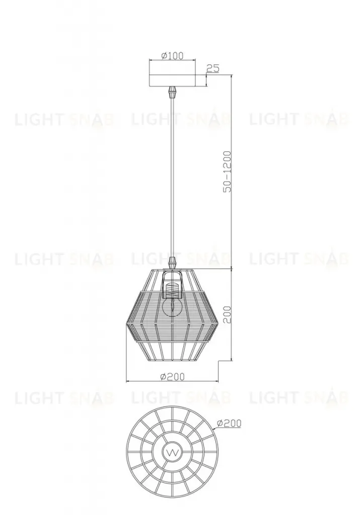 Подвесной светильник Freya Shape FR5335PL-01B1 FR5335PL-01B1