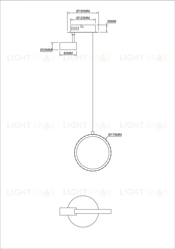 Подвесной светильник Freya Airy FR6082PL-L10B FR6082PL-L10B