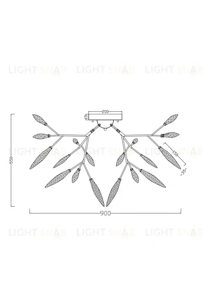 Потолочный светильник Freya Iris FR5067CL-27B FR5067CL-27B