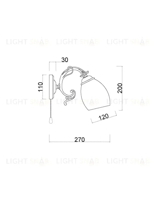 Бра Myfar Biene MR2700-1W MR2700-1W