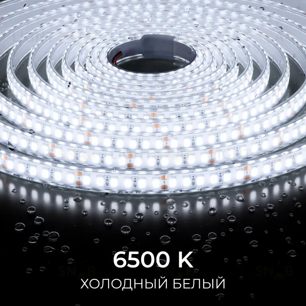 Светодиодная лента Apeyron 24В, 12 Вт/м, 1000 лм/м, 6500К, smd2835, 180 д/м, IP65, 5м 00-449 00-449