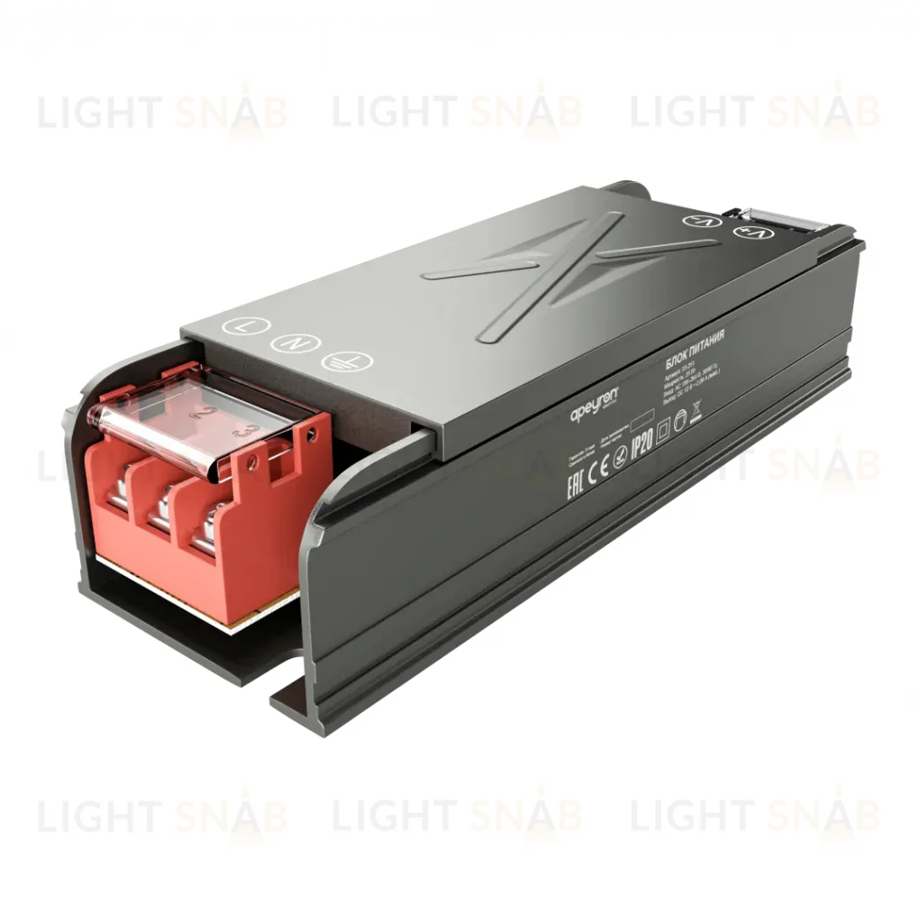 Блок питания Apeyron 12В 25Вт 186-264В 208А IP20 03-251 03-251