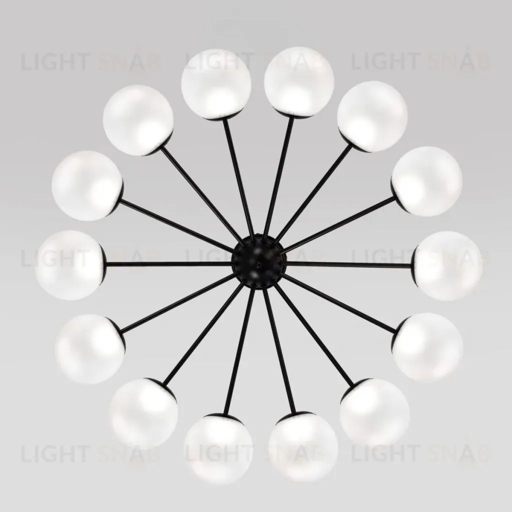 Потолочная люстра Eurosvet Vinter 201057 LED черный a072623 201057 LED черный