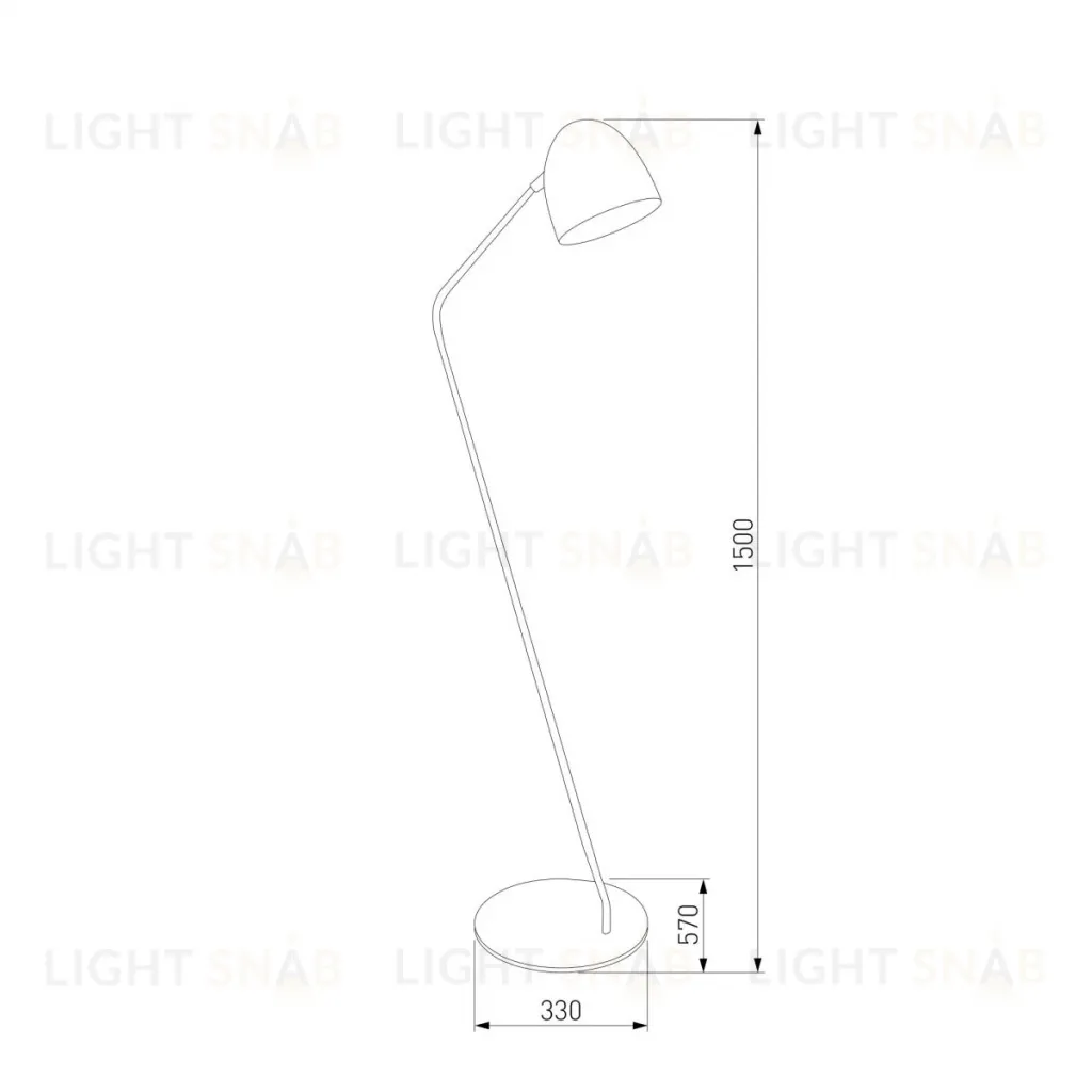 Торшер TK Lighting Soho 16162 Soho Black a071247 16162 Soho Black