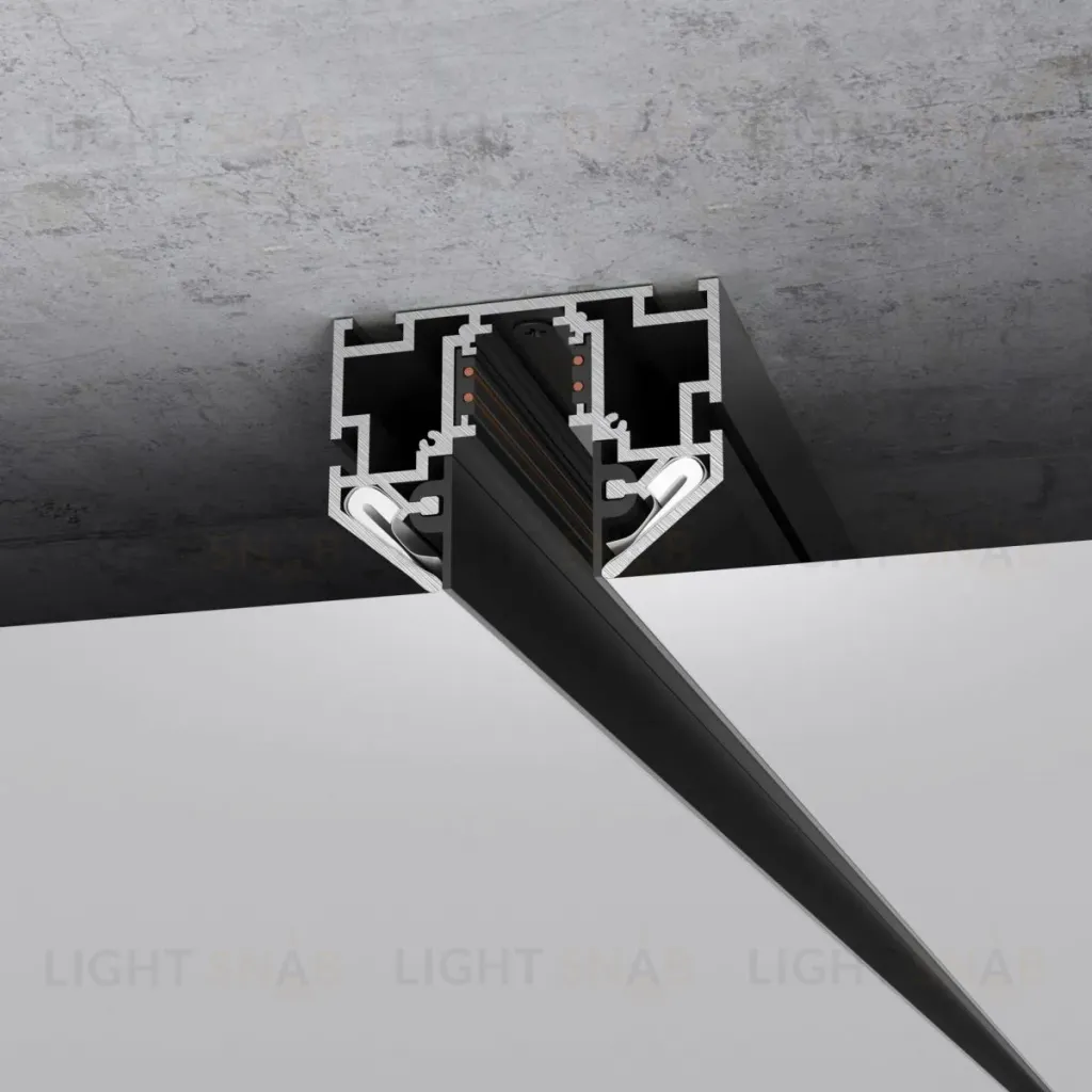 Шинопровод в натяжной потолок с декоративными вставками Elektrostandard Slim Magnetic 85242/00 4690389220463 a072669 4690389220463