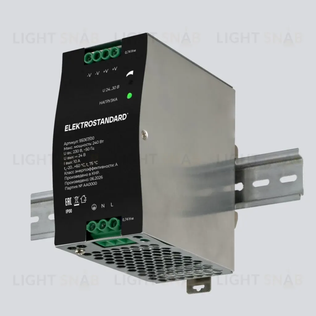 Блок питания Elektrostandard 240W 24V IP20 95067/00 4690389220500 a072609 4690389220500